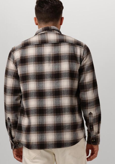 Braune SELECTED HOMME Overshirt SLHREGOWEN-GRINDLE CHECK SHIRT LS - large