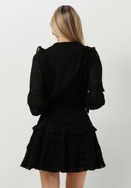 Schwarze NOTRE-V Minikleid VOILE DRESS - large