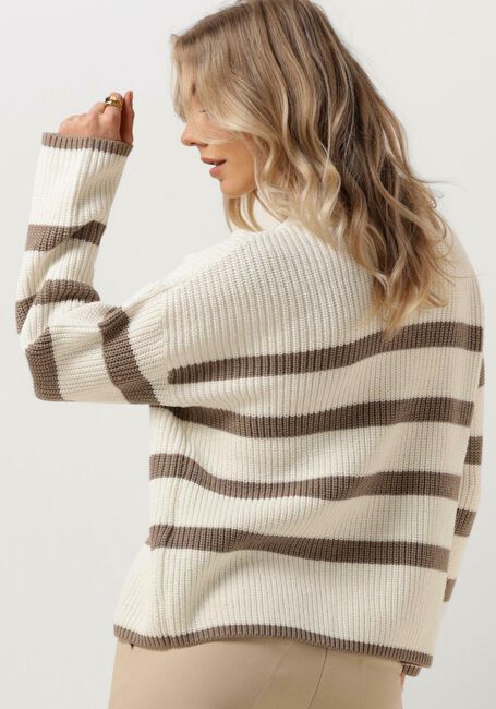 Weiße SELECTED FEMME Pullover SLFBLOOMIE LS KNIT O-NECK B - large