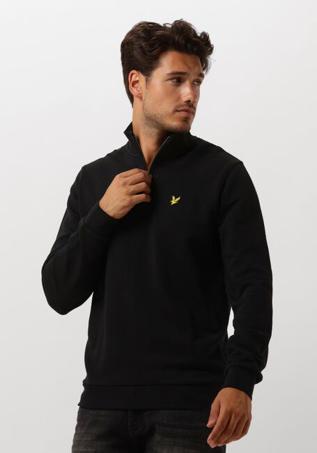 Schwarze LYLE & SCOTT Sweatshirt LOOPBACK QUARTER ZIP SWEAT - large