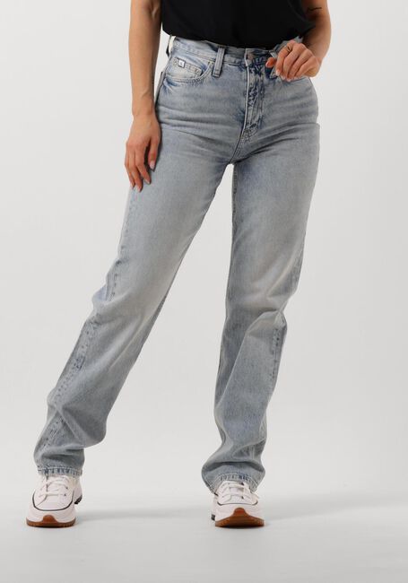 Hellblau CALVIN KLEIN Straight leg jeans HIGH RISE STRAIGHT - large