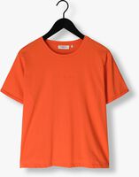 Rote MSCH COPENHAGEN T-shirt MSCHTERINA ORGANIC SMALL LOGO TEE