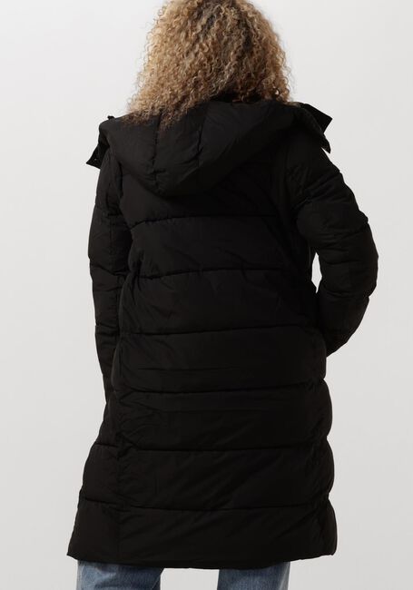 Schwarze CALVIN KLEIN Wattierte Jack MONOLOGO NON DOWN LONG PUFFER - large