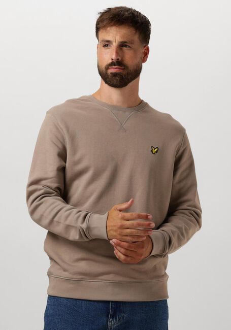 Taupe LYLE & SCOTT Pullover CREW NECK - large