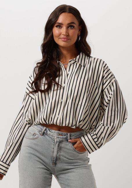 Ecru CATWALK JUNKIE Bluse CROPPED BUTTON UP BLOUSE - large