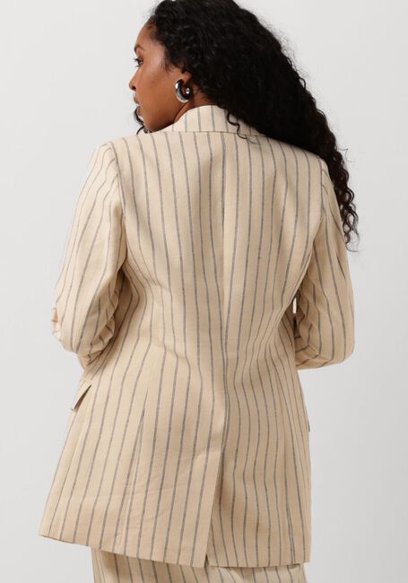 Sand SELECTED FEMME Blazer SLFHILDA LS FITTED BLAZER PIN STRIPE - large