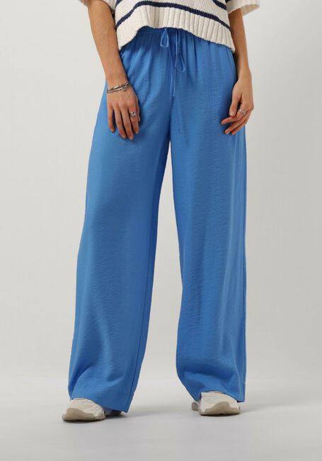 Blaue MSCH COPENHAGEN Weite Hose MSCHAUDIA PANTS - large