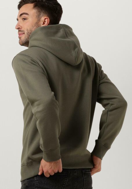 Olive CALVIN KLEIN Sweatshirt MONOLOGO HOODIE - large