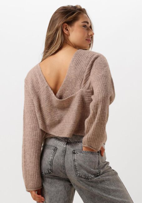 Braune SECOND FEMALE Pullover YMMA KNIT OPEN BACK - large