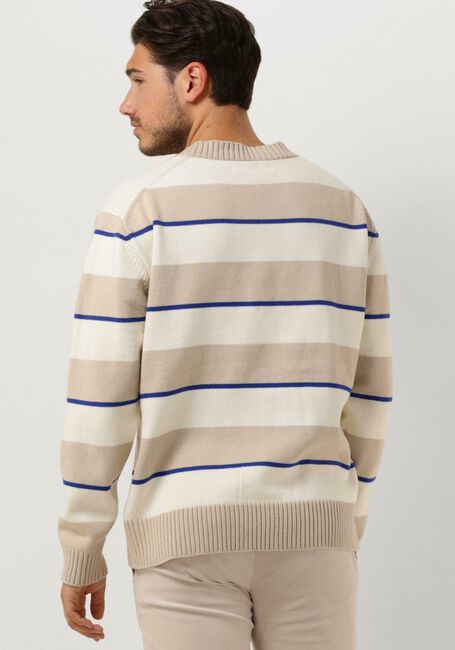 Sand WOODBIRD Pullover WBKURT STRIPE CREW - large