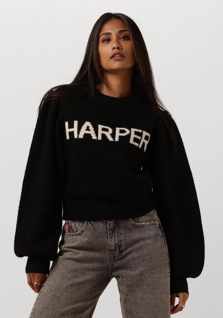 Schwarze HARPER & YVE Sweatshirt LYSANNE-JU - large