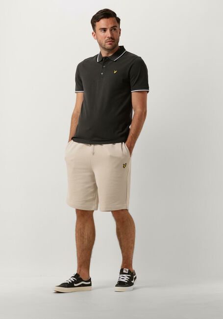 Dunkelgrau LYLE & SCOTT Polo-Shirt TIPPED POLO SHIRT - large