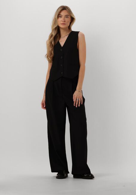 Schwarze MODSTRÖM Hose GALEMD WIDE PANTS - large