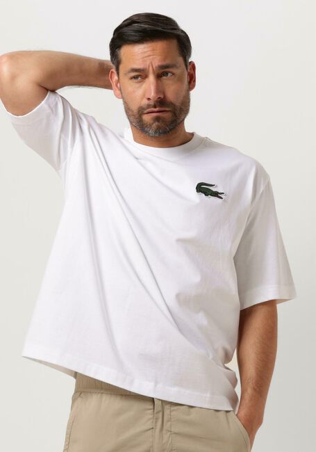 Weiße LACOSTE T-shirt TH0062 - large