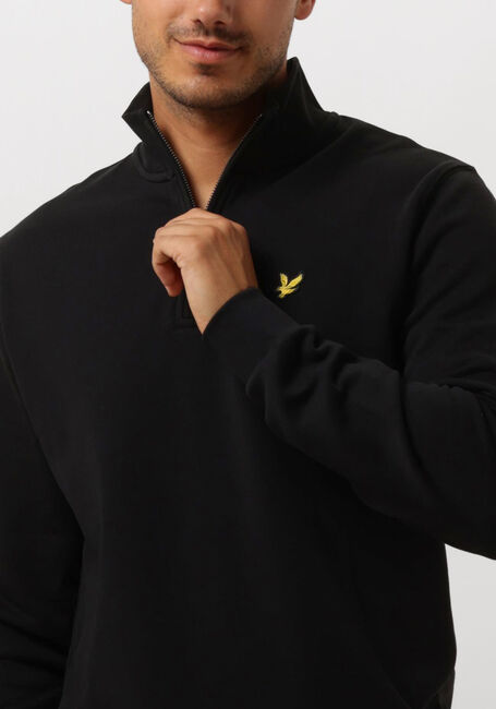 Schwarze LYLE & SCOTT Sweatshirt LOOPBACK QUARTER ZIP SWEAT - large