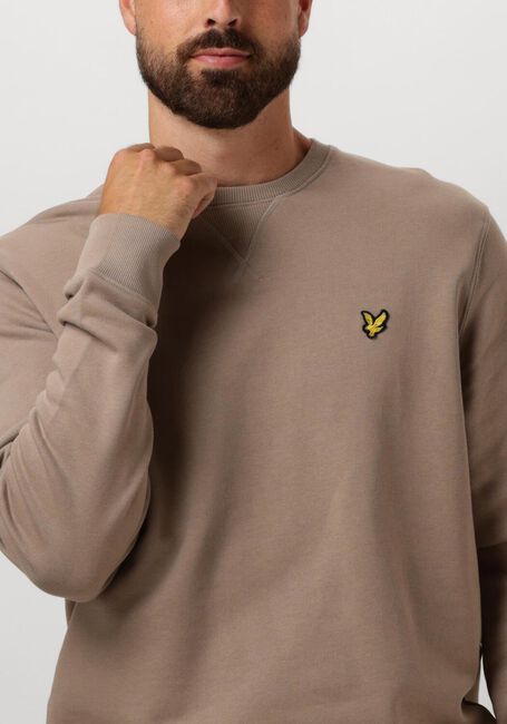 Taupe LYLE & SCOTT Pullover CREW NECK - large