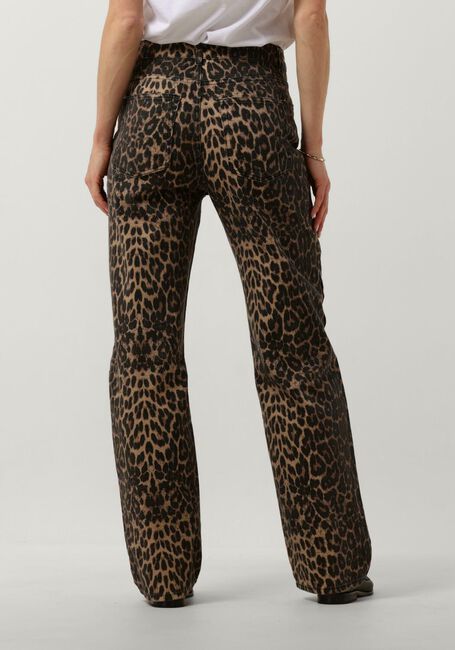 Braune NEO NOIR Lange Hosen SIMONA LEOPARD PANTS - large