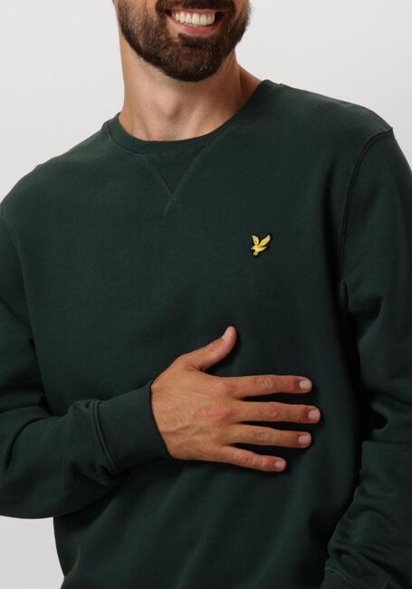 Grüne LYLE & SCOTT Pullover CREW NECK - large