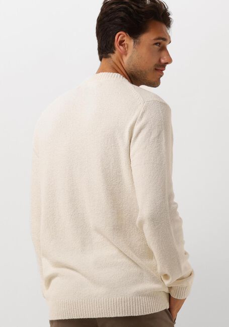 Beige SELECTED HOMME Pullover SLHLOOP LS KNIT CREW NECK - large