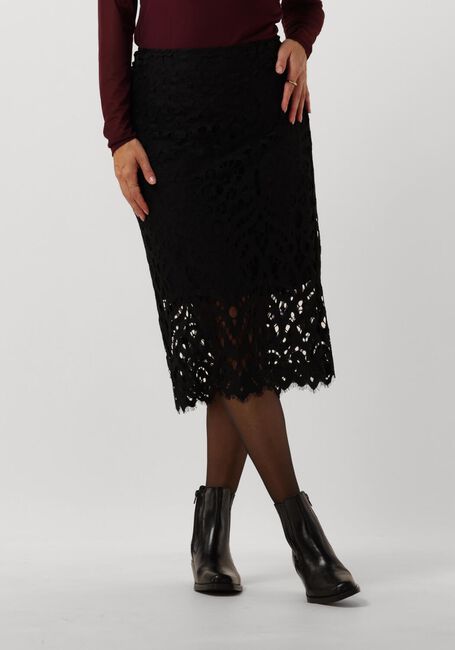 Schwarze VANILIA Midirock LACE PENCIL SKIRT - large