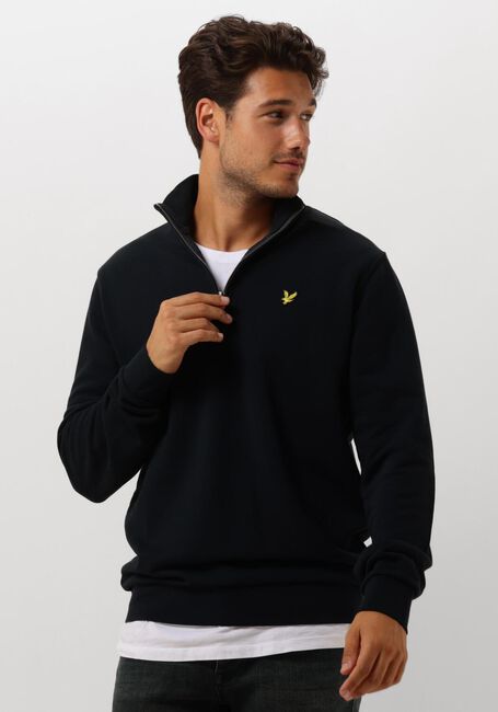 Dunkelblau LYLE & SCOTT Sweatshirt LOOPBACK QUARTER ZIP SWEAT - large