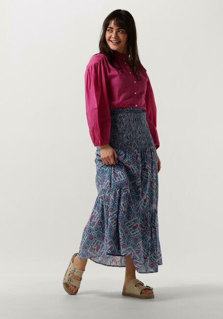 Mehrfarbige/Bunte ANTIK BATIK Maxirock ZENA LONG SKIRT - large