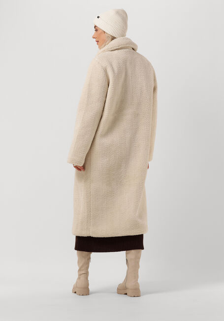 Beige ANOTHER LABEL Fake-Fur-Jack MOUSSY COAT - large