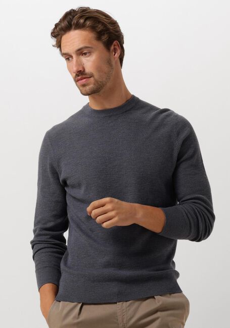 Blaue PROFUOMO Pullover PULLOVER CREW NECK - large