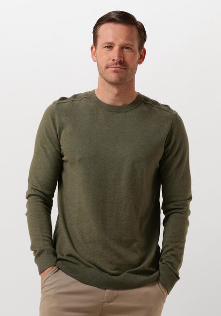 Grüne SELECTED HOMME Pullover SLHBERG CREW NECK NOOS - large