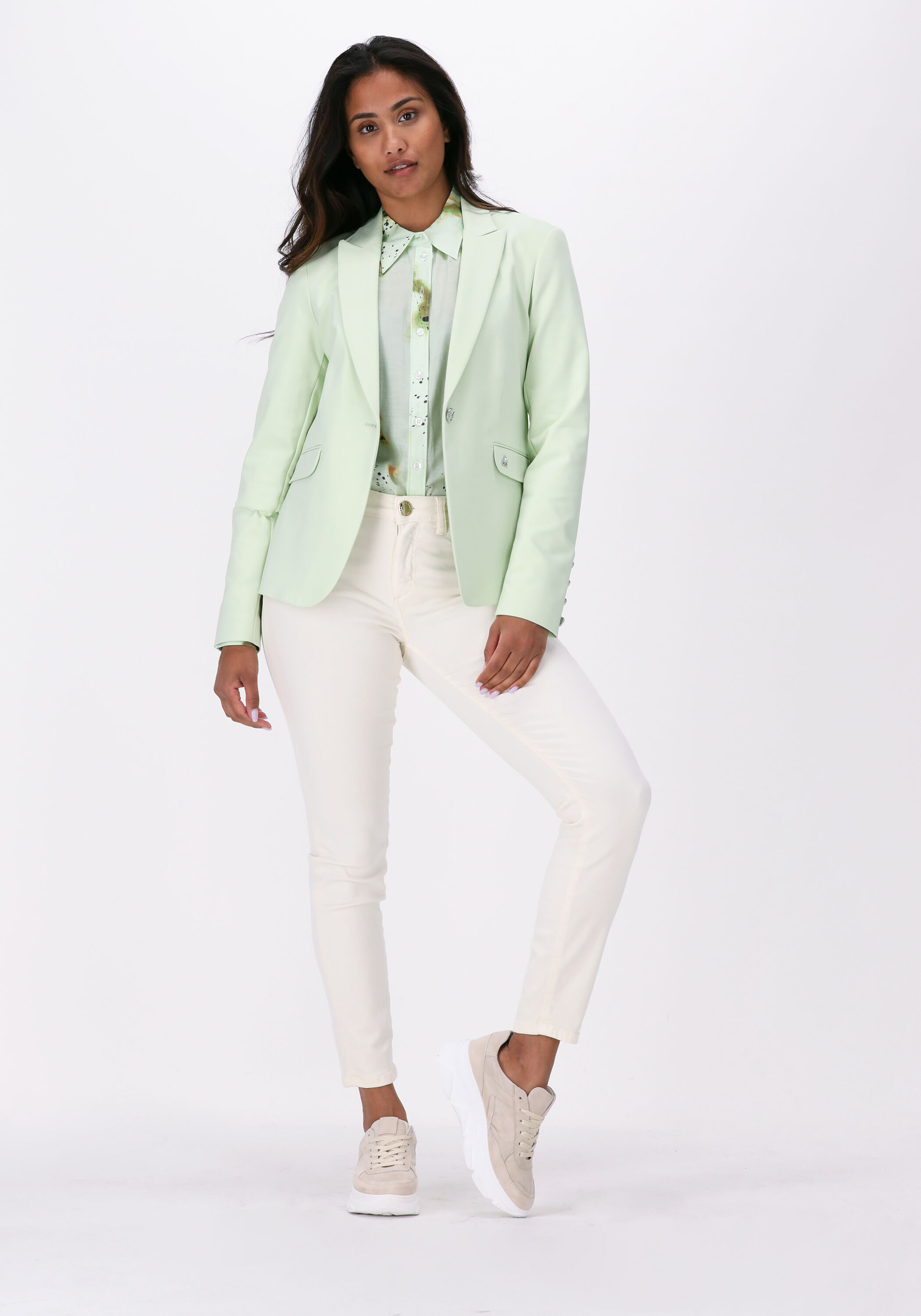 Grüne MOS MOSH Blazer BLAKE NIGHT BLAZER SUSTAINABLE | Omoda