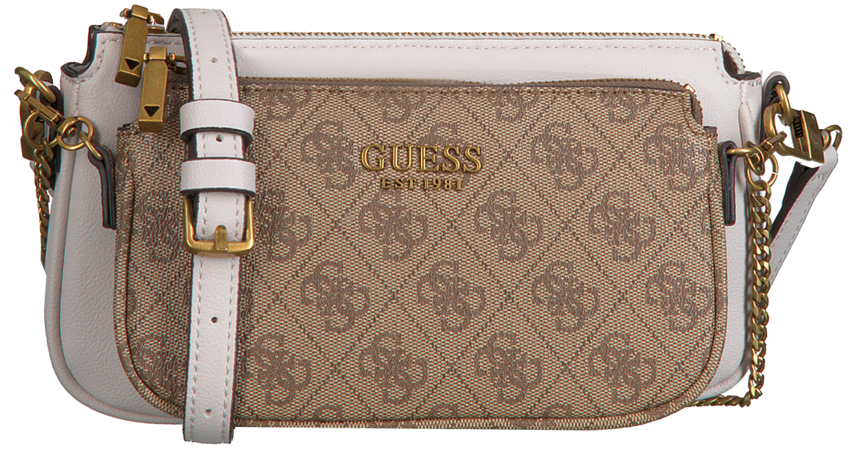 mika double pouch crossbody guess